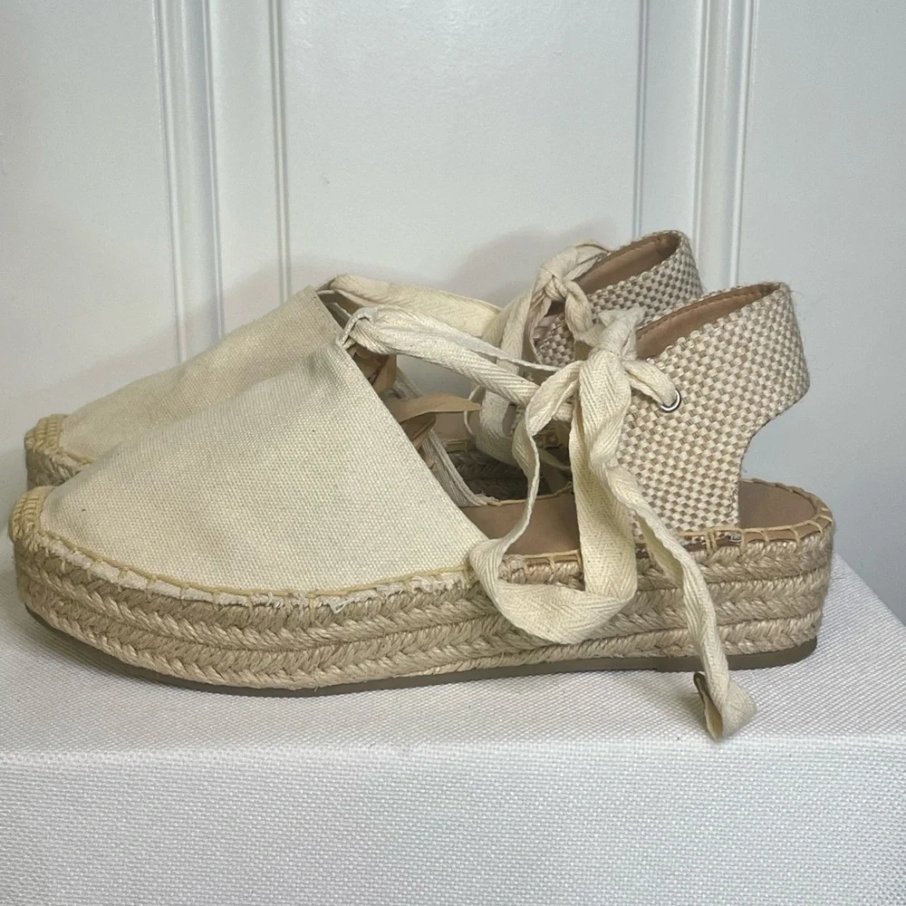 ☀️Ankle wrap SODA espadrilles I'm Canvas - Picture 4 of 11